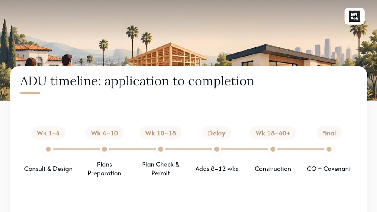 Beverly Hills ADU timeline from application to completion